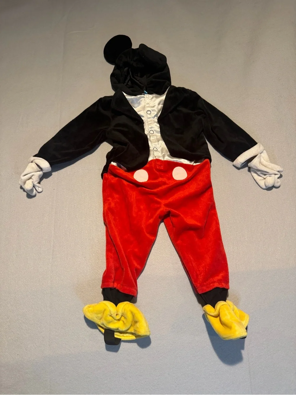 Disney Black, Red & Yellow Classic Mouse Costume for Kids